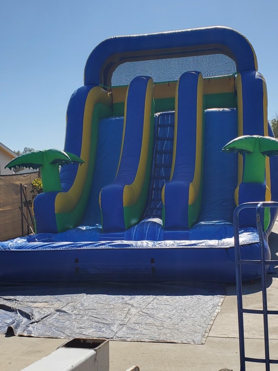 16 Foot Tropical Slide